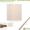 Ekena Millwork 94H x 1/4T Adjustable Wood Slat Wall Panel Kit w/ 1W Slats, Red Oak contains 42 Slats SWW84X94X0250RO - alternate 4